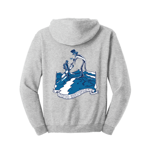 Skeleton Snowboard Hoodie